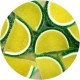  Large Gourmet Fruit Slices Key Lime-1lb