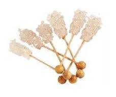 Rock Candy Swizzle Stix White-72ct.