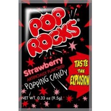 Pop Rocks Strawberry, Pack of 6 Pop Rocks