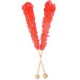 Rock Candy Crystal Sticks Wrapped Strawberry-10ct.