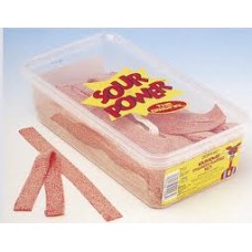 Sour Power Belts Strawberry 150ct Tub