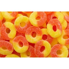 Gummy Peach Rings-1lb