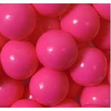 Gumballs Pink 25mm or 1 inch ( 60 counts )-1lb