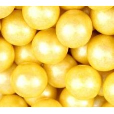 Gumballs Shimmer Yellow 25mm or 1 inch ( 57 counts )-1lb