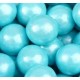 Gumballs Shimmer Powder Blue 25mm or 1 inch ( 57 counts )-1lb