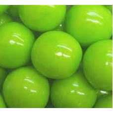 Gumballs Green Apple 25mm or 1 inch ( 57 counts )-1lb