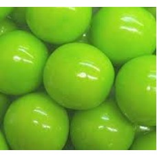 Gumballs Green Apple 25mm or 1 inch ( 57 counts )-1lb
