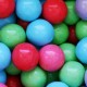 Gumballs Sour Cotton Candy 25mm or 1 inch ( 57 counts )-1lb