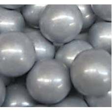 Gumballs Silver 25mm or 1 inch ( 57 counts )-1lb