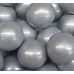 Gumballs Silver 25mm or 1 inch ( 57 counts )-1lb